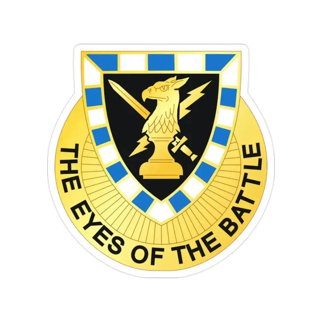 542 Military Intelligence Battalion (U.S. Army) Transparent STICKER Die-Cut Vinyl Decal 2 Inch - The Sticker Space