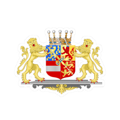 Arms of Justinus of Nassau (Netherlands) (Coat of Arms) STICKER Vinyl Kiss-Cut Decal