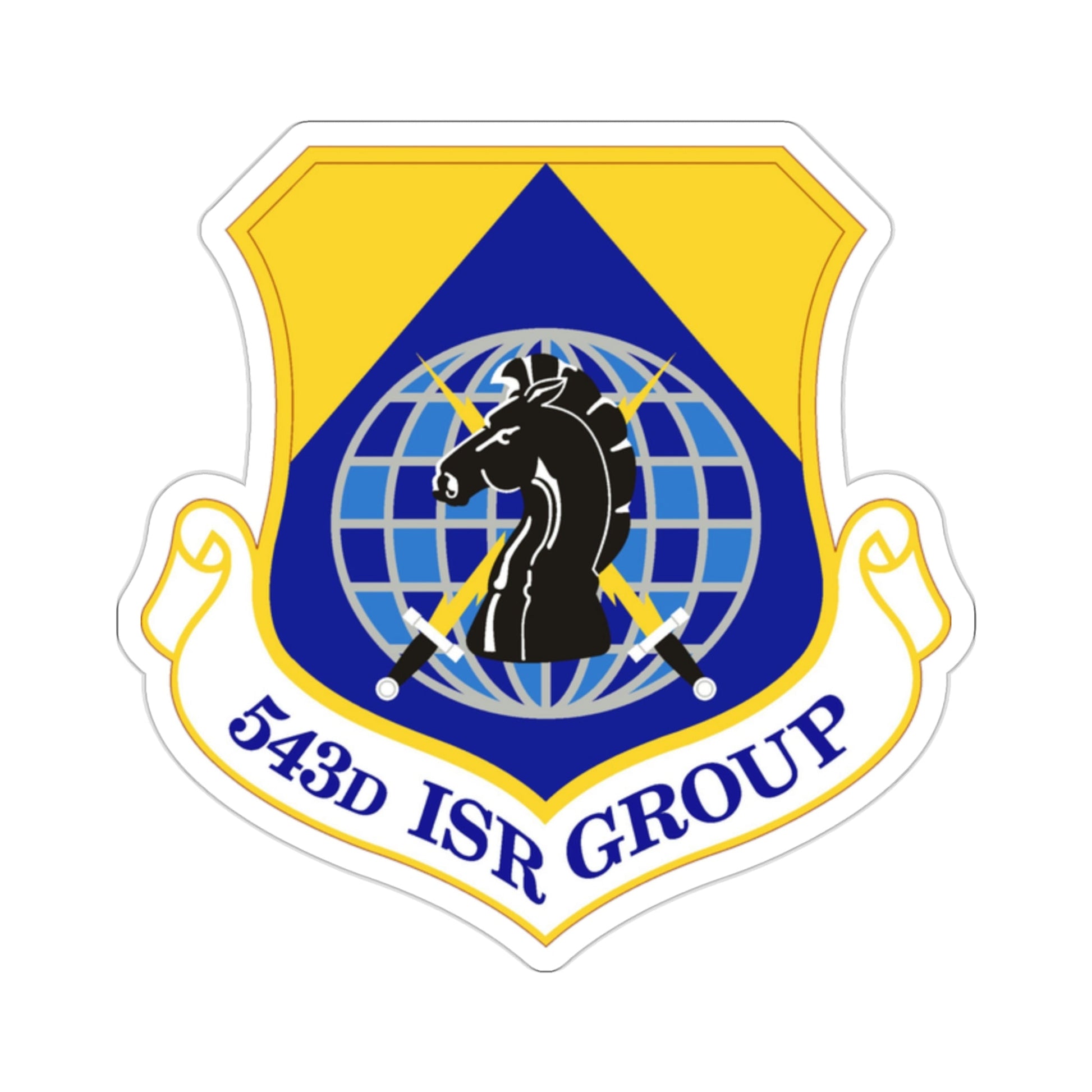 543 Intelligence Surveillance and Reconnaissance Group AFISRA (U.S. Air Force) STICKER Vinyl Die-Cut Decal-2 Inch-The Sticker Space