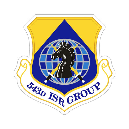 543 Intelligence Surveillance and Reconnaissance Group AFISRA (U.S. Air Force) STICKER Vinyl Die-Cut Decal-4 Inch-The Sticker Space