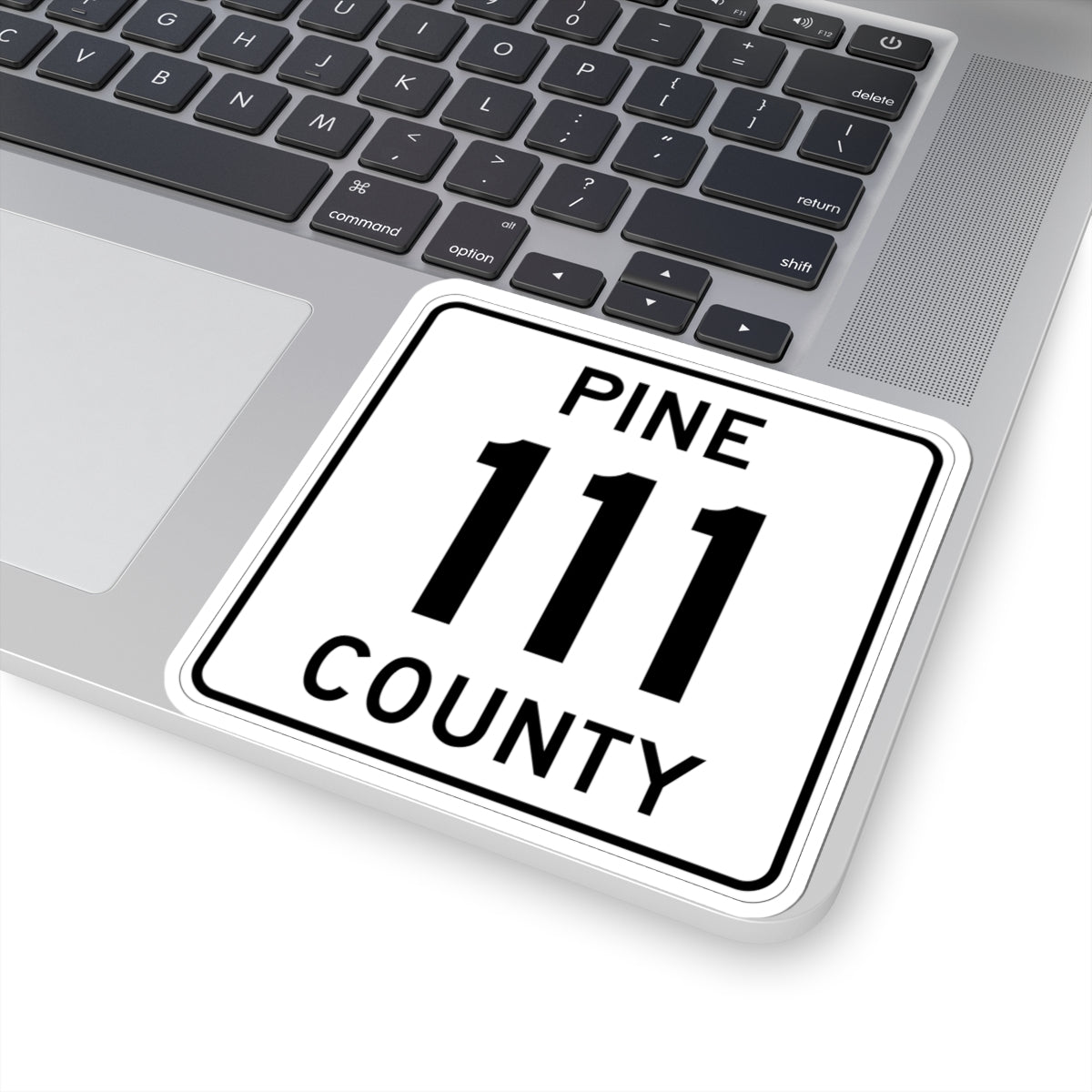 Pine County Route 111 MN (Minnesota) (Road Sign) STICKER Vinyl Kiss-Cut Decal