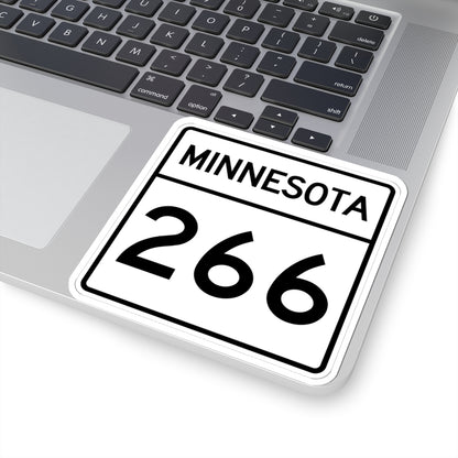 MN-266 1948 (Minnesota) (Road Sign) STICKER Vinyl Kiss-Cut Decal