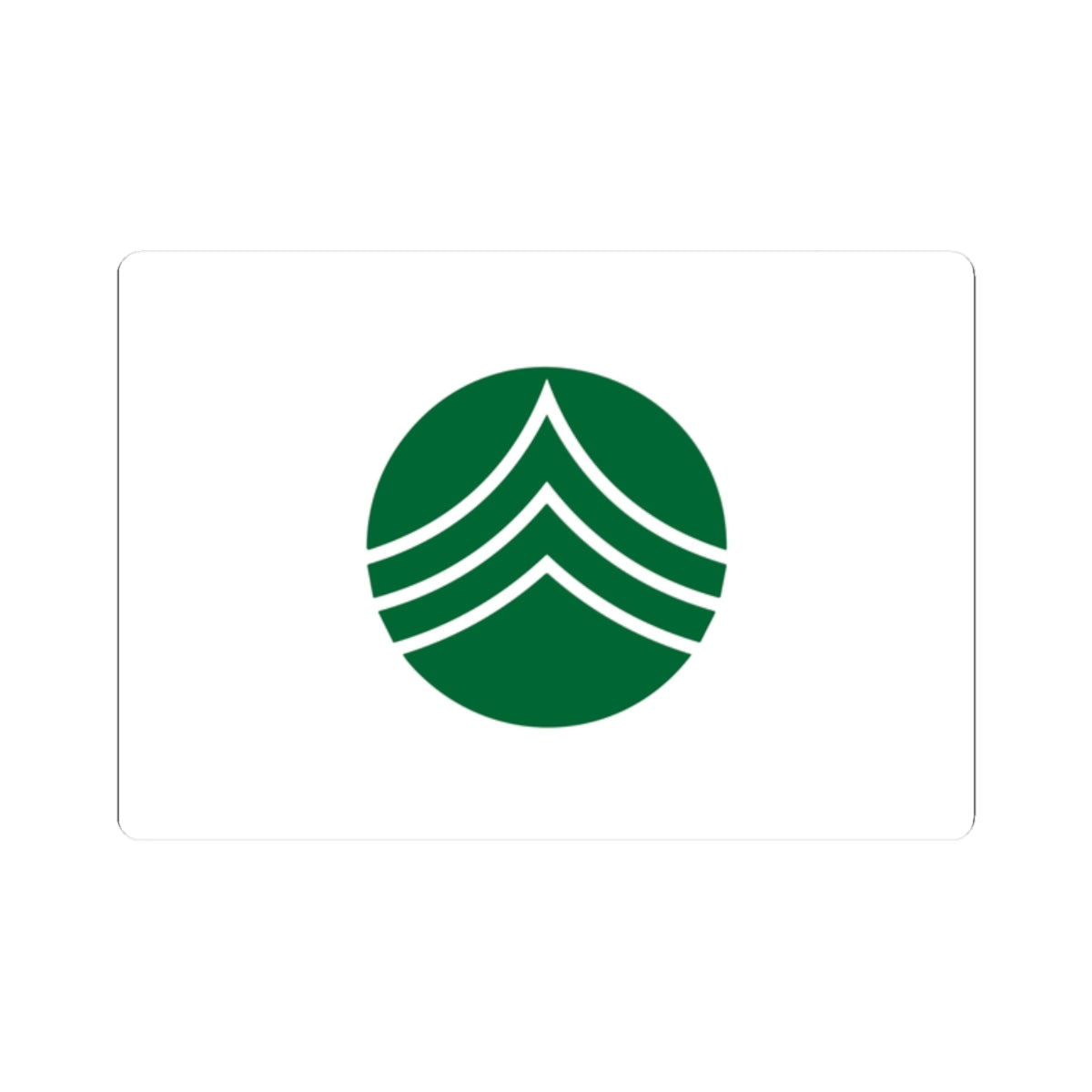 Flag of Kurotaki Nara (Japan) STICKER Vinyl Kiss-Cut Decal
