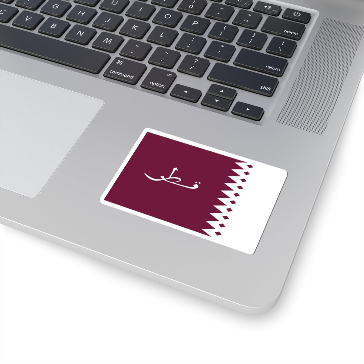 Flag of Qatar 1936-1949 3-2 (Qatar) STICKER Vinyl Kiss-Cut Decal