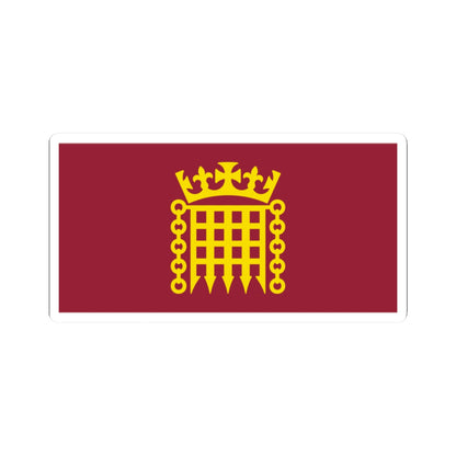 Flag House of Lords (United Kingdom) STICKER Vinyl Kiss-Cut Decal