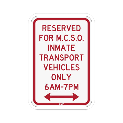 PBOT Road sign P4125D (Oregon) (Road Sign) STICKER Vinyl Kiss-Cut Decal
