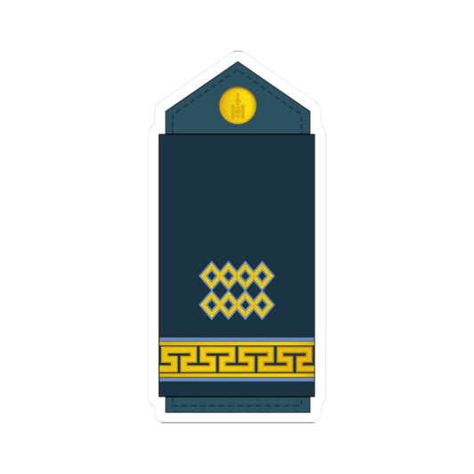 06.Mongolian Air Force SSG (Mongolia) (Military Rank) STICKER Vinyl Kiss-Cut Decal
