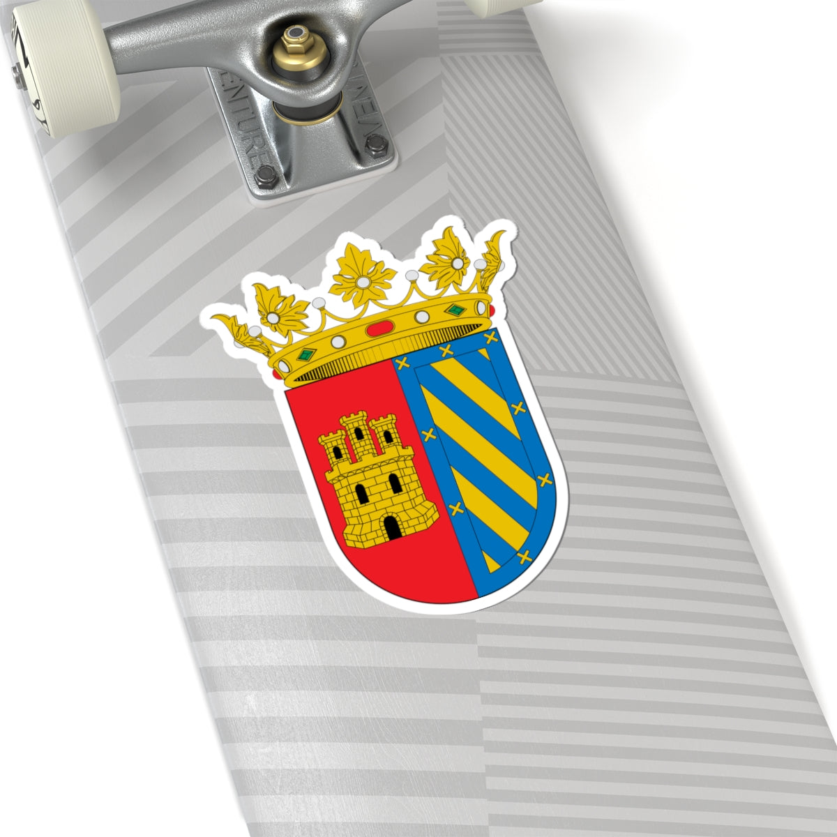 Escudo de Andilla (Spain) (Coat of Arms) STICKER Vinyl Kiss-Cut Decal