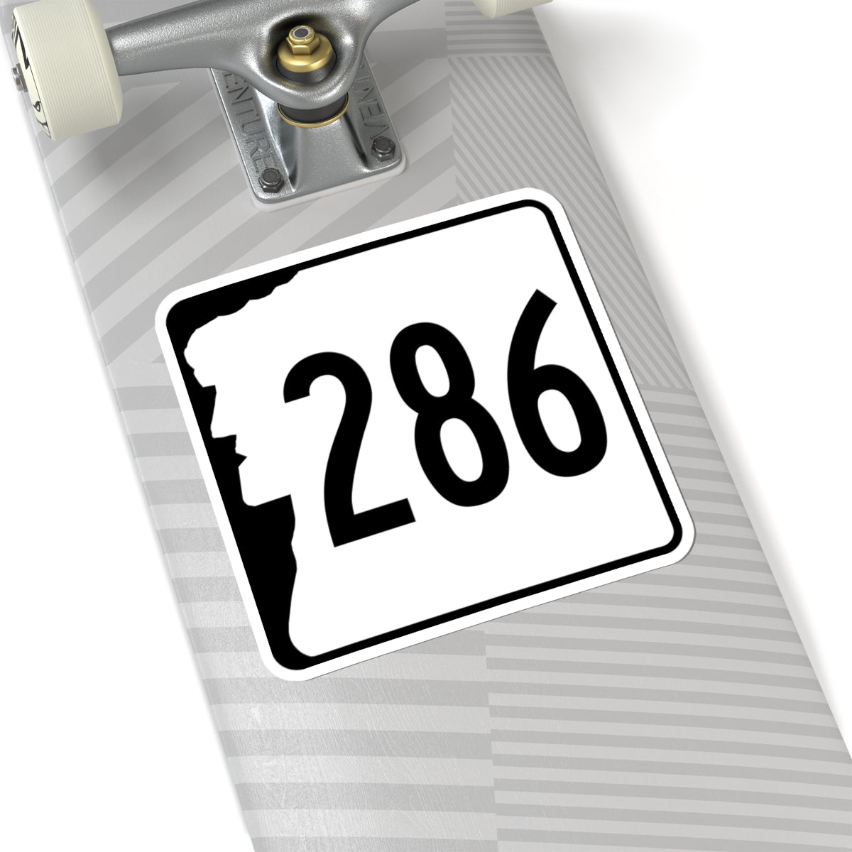 NH Route 286 (New Hampshire) (Road Sign) STICKER Vinyl Kiss-Cut Decal