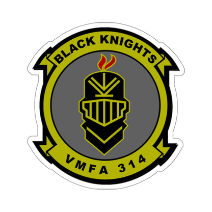 VMFA 314 Marine Fighter Attack Squadron 314 Black Knights (USMC) STICKER Vinyl Kiss-Cut Decal