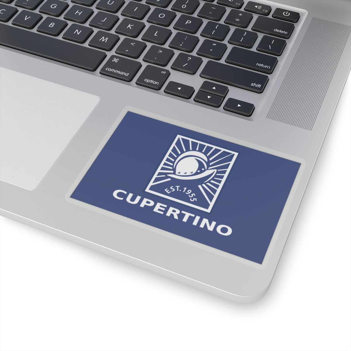 Flag of Cupertino, California - STICKER Vinyl Kiss-Cut Decal