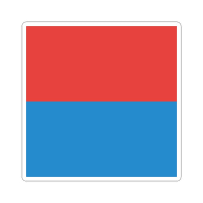 Flag of Canton of Ticino (Switzerland) STICKER Vinyl Kiss-Cut Decal