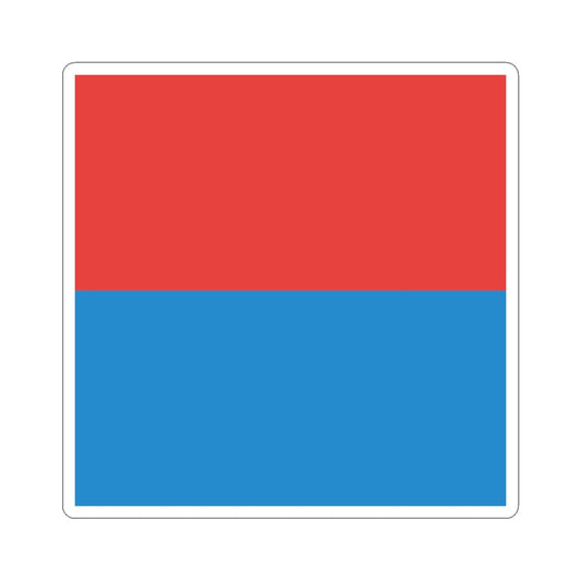 Flag of Canton of Ticino (Switzerland) STICKER Vinyl Kiss-Cut Decal