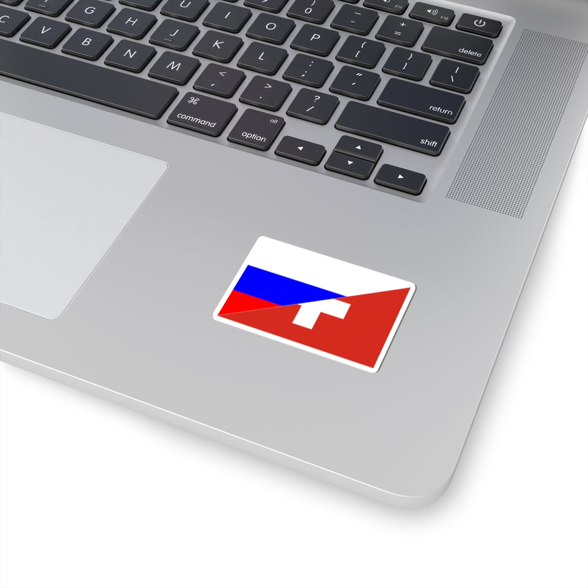 Flag of Switzerland and Russia (Russia) STICKER Vinyl Kiss-Cut Decal