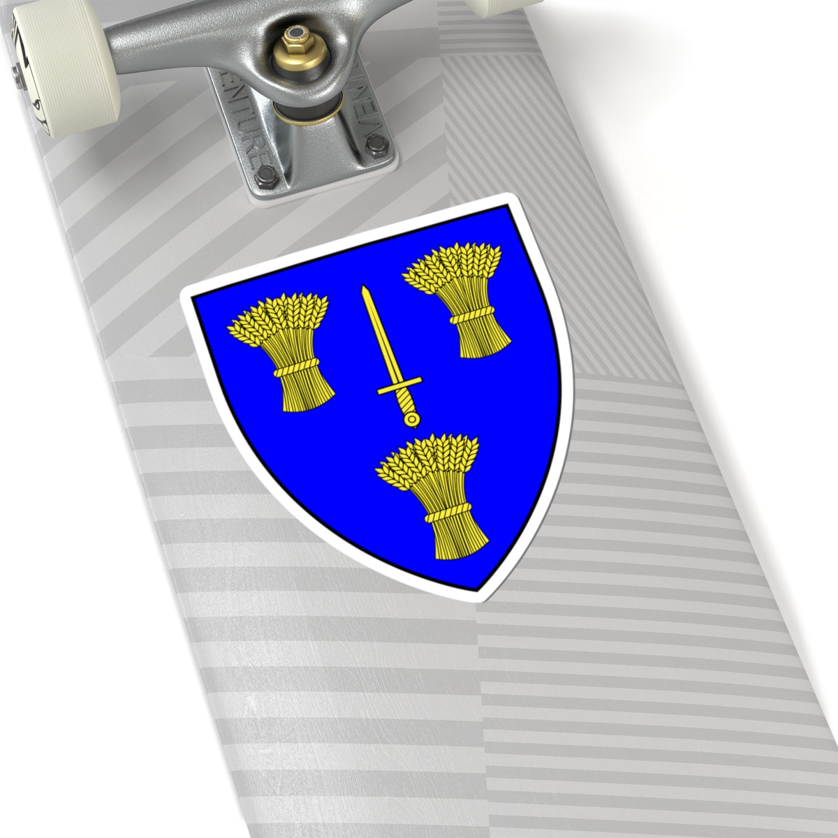 Badge of Cheshire (England) (Coat of Arms) STICKER Vinyl Kiss-Cut Decal