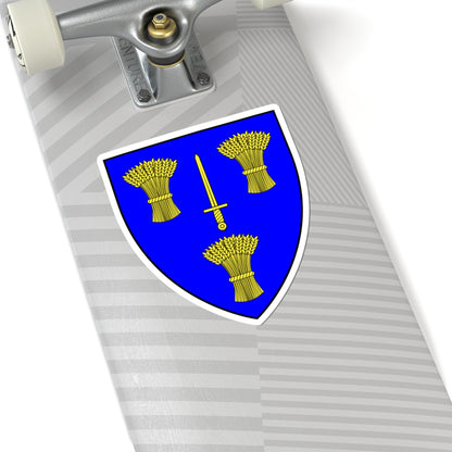 Badge of Cheshire (England) (Coat of Arms) STICKER Vinyl Kiss-Cut Decal