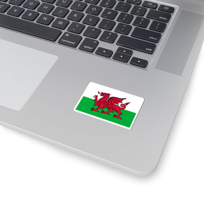 Flag of Wales 1959 (United Kingdom) STICKER Vinyl Kiss-Cut Decal