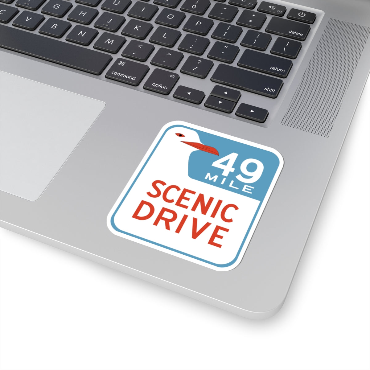 San Francisco CA 49-Mile Scenic Drive (California) (Road Sign) STICKER Vinyl Kiss-Cut Decal