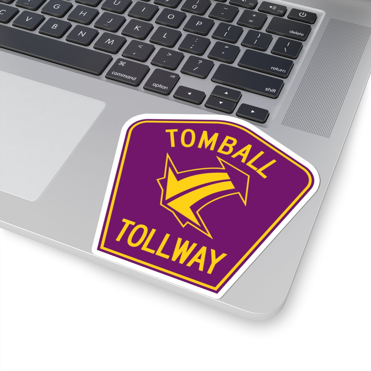 Tomball Tollway (Texas) (Road Sign) STICKER Vinyl Kiss-Cut Decal