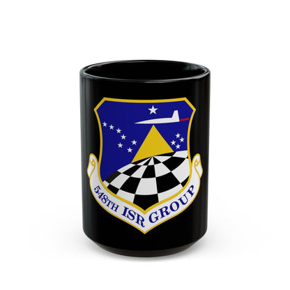 548 Intelligence Surveillance and Reconnaissance Group ACC (U.S. Air Force) Black Coffee Mug-15oz-The Sticker Space