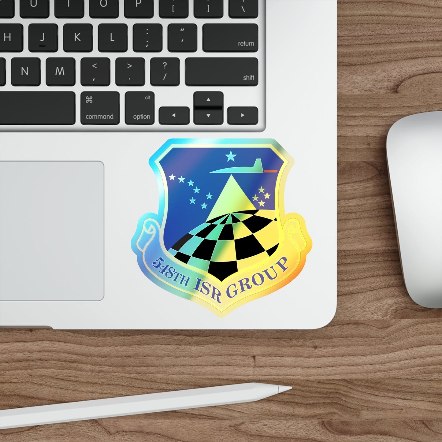 548 Intelligence Surveillance and Reconnaissance Group ACC (U.S. Air Force) Holographic STICKER Die-Cut Vinyl Decal-The Sticker Space