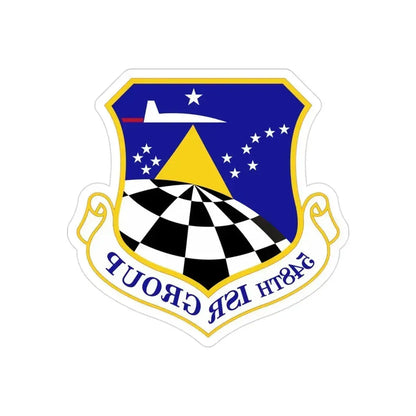 548 Intelligence Surveillance and Reconnaissance Group ACC (U.S. Air Force) REVERSE PRINT Transparent Die-Cut STICKER 3 Inch Die-Cut Transparent - The Sticker Space