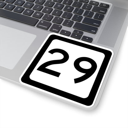 WV-29 (Virginia) (Road Sign) STICKER Vinyl Kiss-Cut Decal