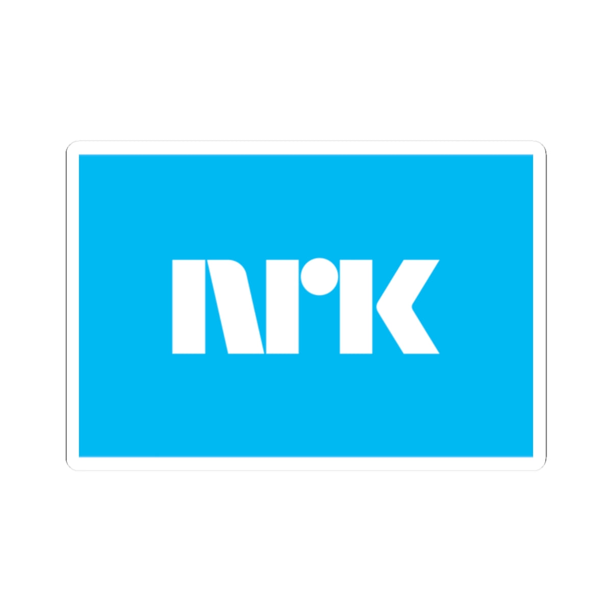 Flag of NRK (Norway) STICKER Vinyl Kiss-Cut Decal