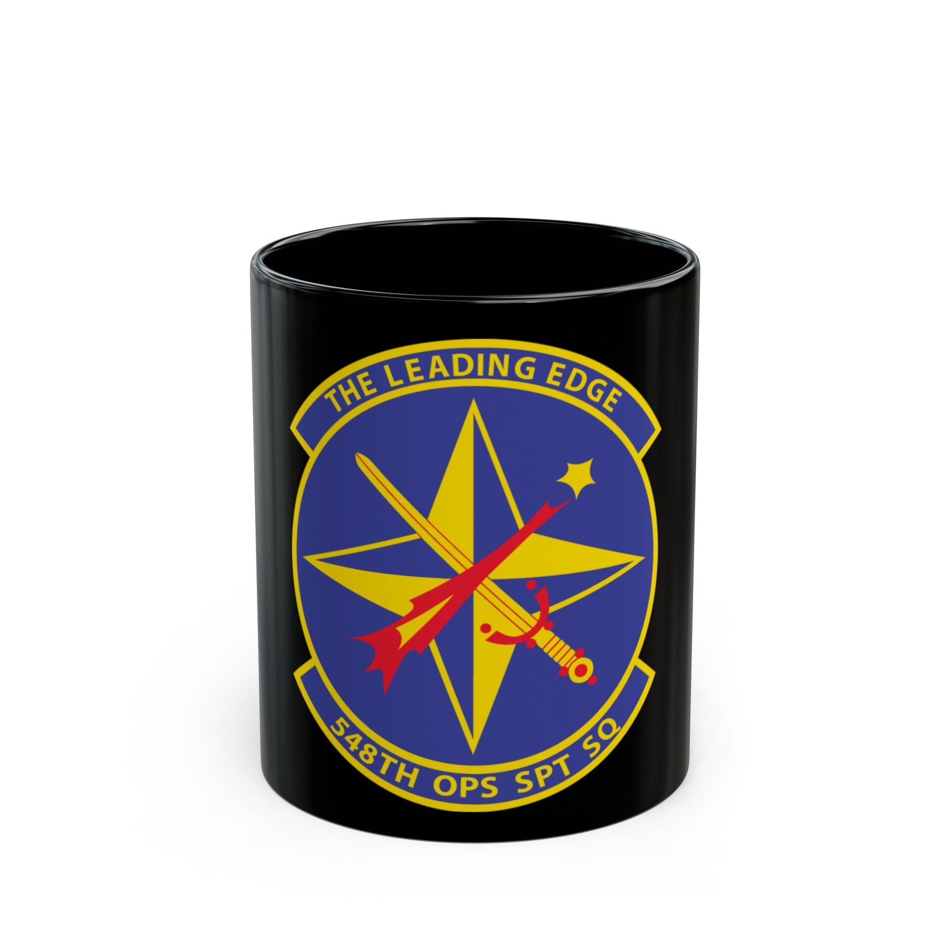 548th OPS SPT Sq (U.S. Air Force) Black Coffee Mug-11oz-The Sticker Space