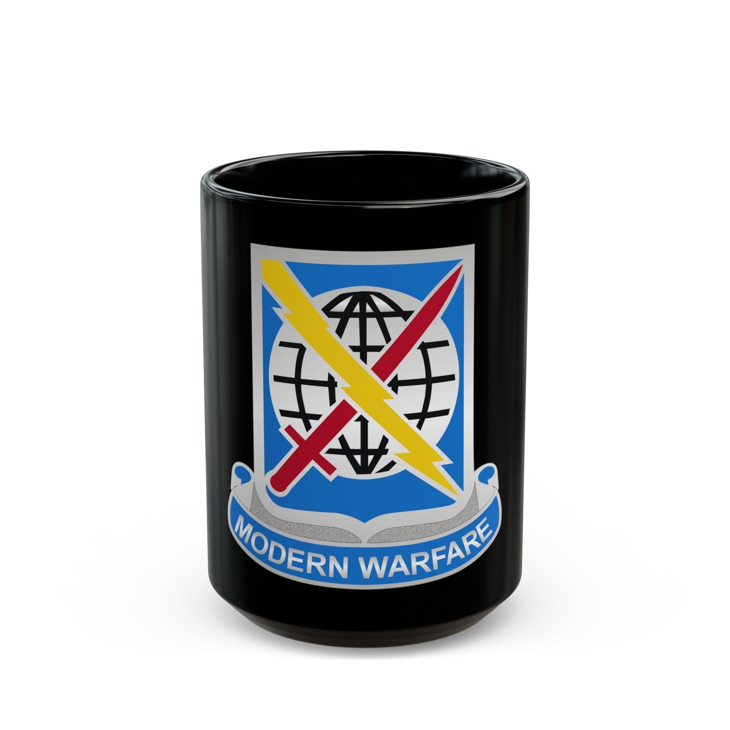 549 Military Intelligence Battalion (U.S. Army) Black Coffee Mug-15oz-The Sticker Space