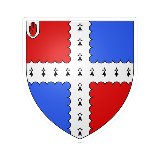 Arms of Berney baronets (England) (Coat of Arms) STICKER Vinyl Kiss-Cut Decal