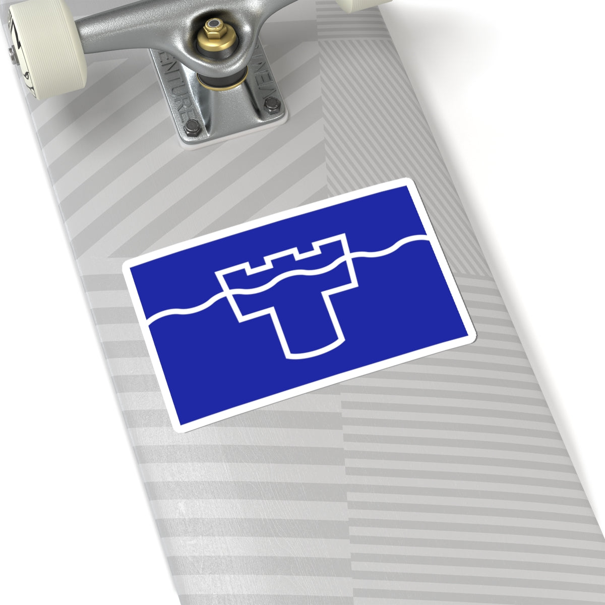 County Flag of Tyne  Wear (England) STICKER Vinyl Kiss-Cut Decal