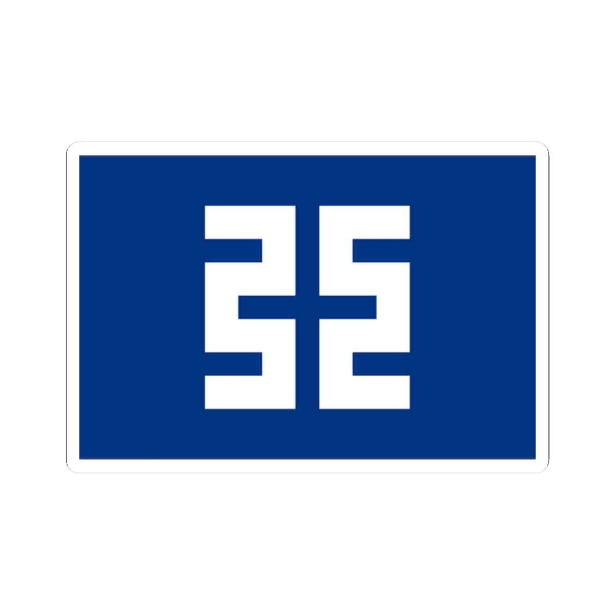 Flag of Kuroishi Aomori (Japan) STICKER Vinyl Kiss-Cut Decal