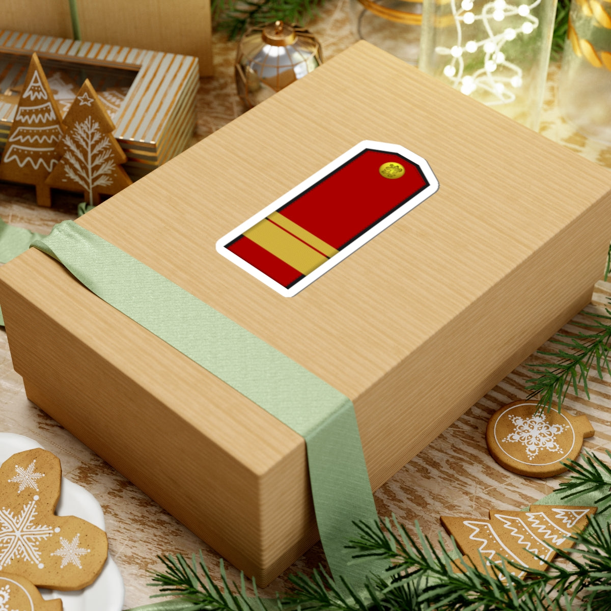 Bulgaria Army OR 8 (Bulgaria) (Military Rank) STICKER Vinyl Kiss-Cut Decal