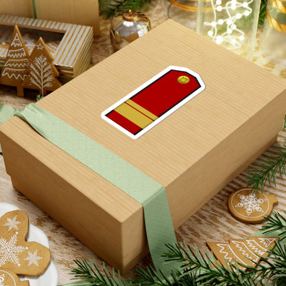 Bulgaria Army OR 8 (Bulgaria) (Military Rank) STICKER Vinyl Kiss-Cut Decal