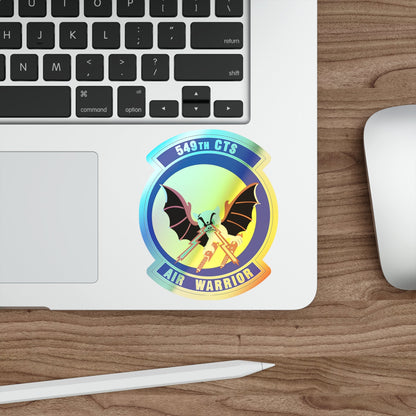 549th Combat Training Squadron (U.S. Air Force) Holographic STICKER Die-Cut Vinyl Decal-The Sticker Space