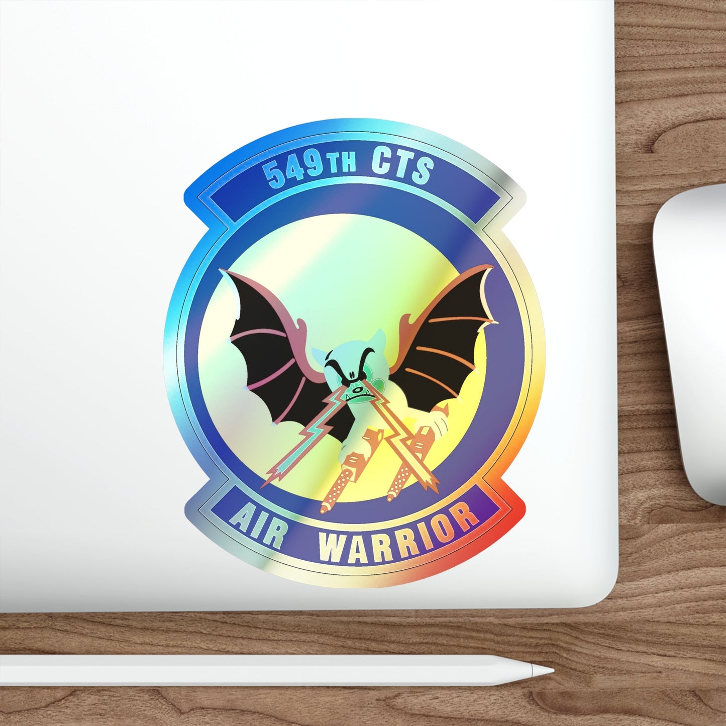 549th Combat Training Squadron (U.S. Air Force) Holographic STICKER Die-Cut Vinyl Decal-The Sticker Space