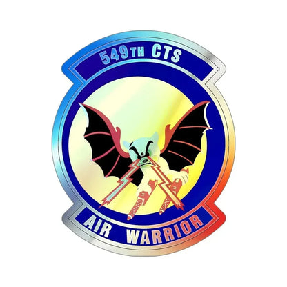 549th Combat Training Squadron (U.S. Air Force) Holographic STICKER Die-Cut Vinyl Decal - The Sticker Space