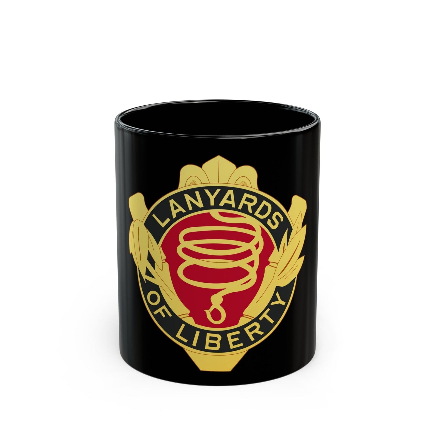 54th Artillery Group (U.S. Army) Black Coffee Mug-11oz-The Sticker Space