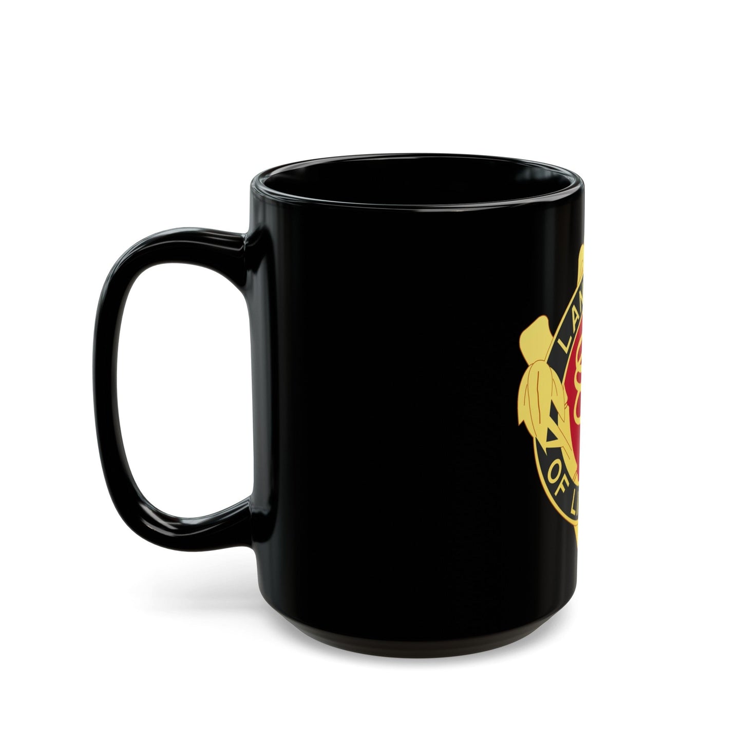 54th Artillery Group (U.S. Army) Black Coffee Mug-The Sticker Space