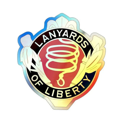 54th Artillery Group (U.S. Army) Holographic STICKER Die-Cut Vinyl Decal 6 Inch Holographic - The Sticker Space
