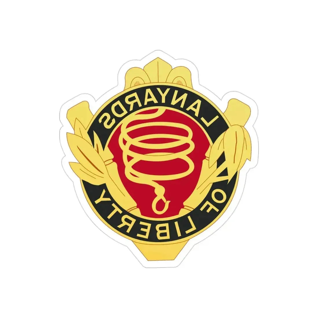 54th Artillery Group (U.S. Army) REVERSE PRINT Transparent Die-Cut STICKER - The Sticker Space