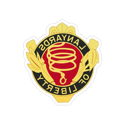 54th Artillery Group (U.S. Army) REVERSE PRINT Transparent Die-Cut STICKER - The Sticker Space