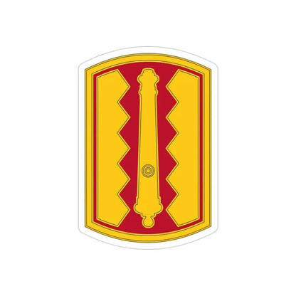 54th Field Artillery Brigade (U.S. Army) REVERSE PRINT Transparent Die-Cut STICKER - The Sticker Space