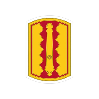 54th Field Artillery Brigade (U.S. Army) REVERSE PRINT Transparent Die-Cut STICKER - The Sticker Space