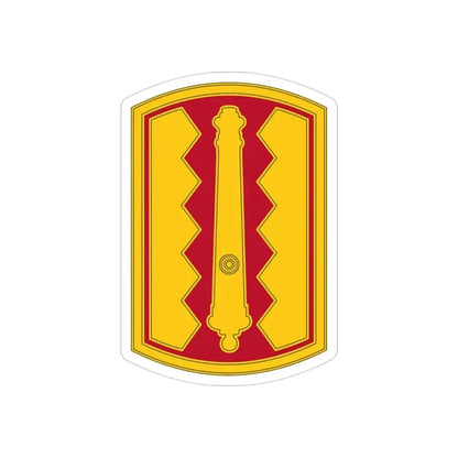 54th Field Artillery Brigade (U.S. Army) REVERSE PRINT Transparent Die-Cut STICKER - The Sticker Space