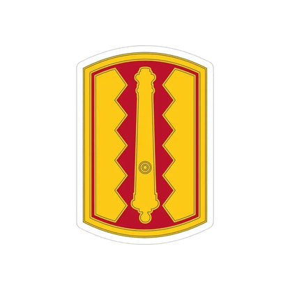 54th Field Artillery Brigade (U.S. Army) REVERSE PRINT Transparent Die-Cut STICKER - The Sticker Space