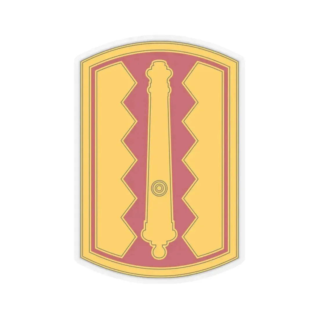 54th Field Artillery Brigade (U.S. Army) STICKER Vinyl Kiss-Cut Decal 3 Inch Transparent - The Sticker Space