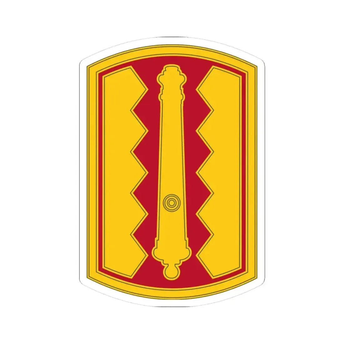 54th Field Artillery Brigade (U.S. Army) STICKER Vinyl Kiss-Cut Decal 3 Inch White - The Sticker Space