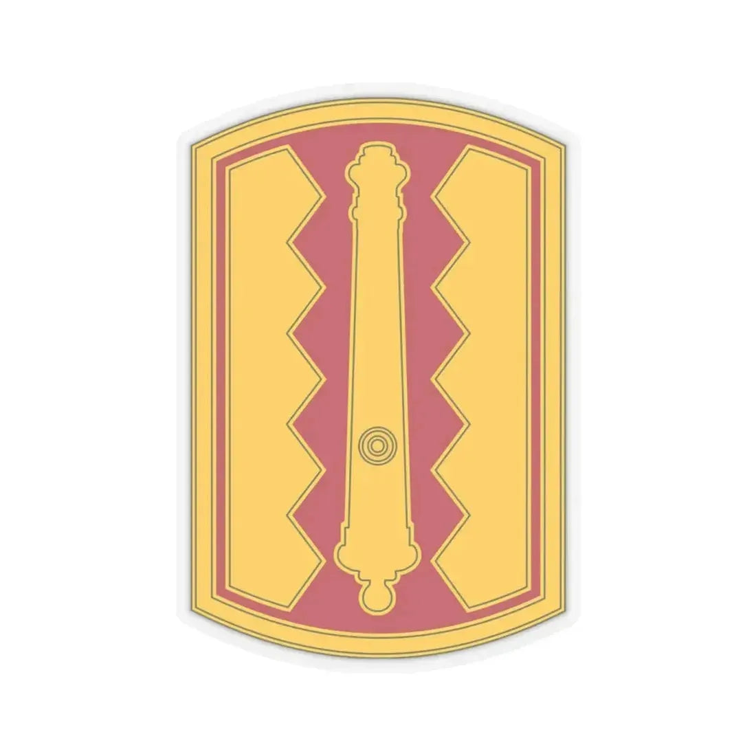 54th Field Artillery Brigade (U.S. Army) STICKER Vinyl Kiss-Cut Decal 4 Inch Transparent - The Sticker Space